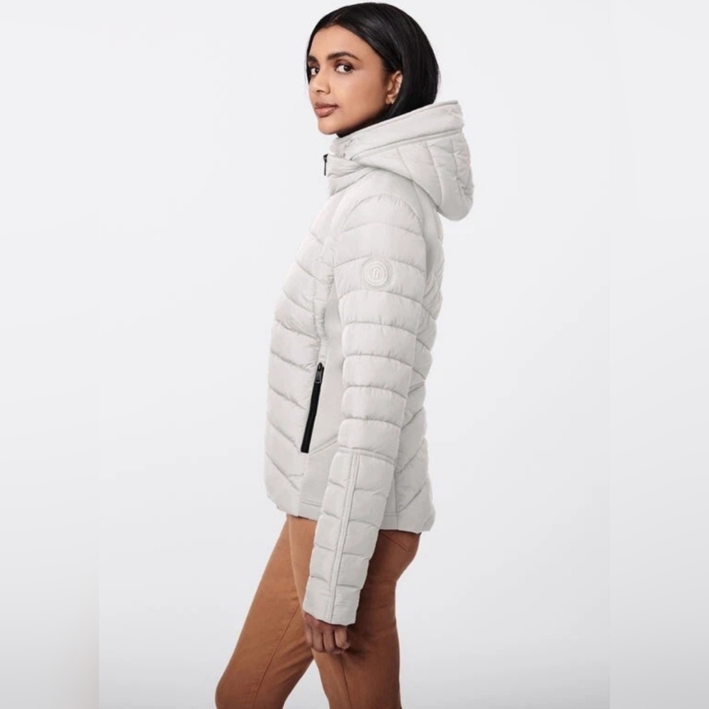 BERNARDO Light Weight Packable Jacket Light Gray … - image 2